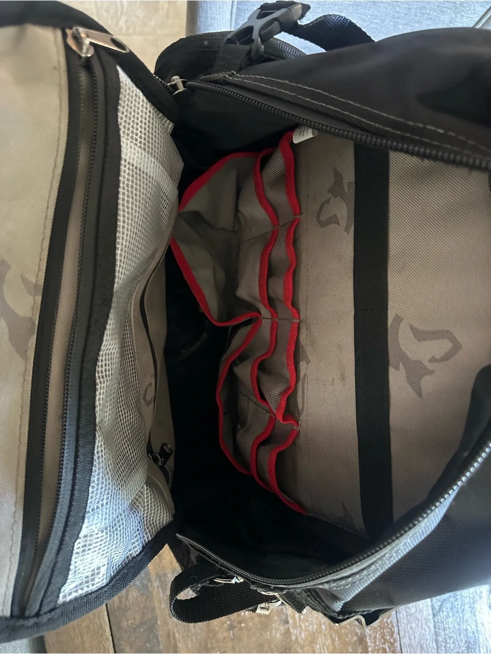 Husky Tool Bag Black and Red Men's Backpack - Durable Workpack
